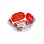 PYREX glasburk för varmluftsfritös Ø18cm/1L