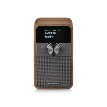 Sangean DDR-8 bärbar DAB+-radio med äkta valnötsfinish