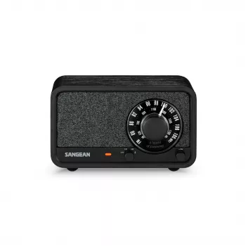 Sangean WR-8 FM-radio med massivt träskåp, Midnight Oak