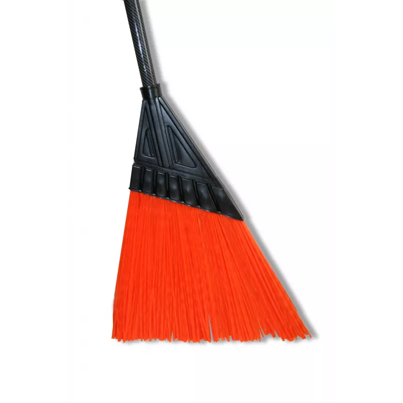 HORTUS borste med skaft flat orange