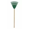 HORTUS liten handkratta med skaft grön 20 cm 14 tänder