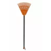 HORTUS liten handräfsa med handtag, orange, 20 cm huvud, 14 tänder