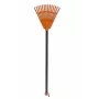 HORTUS liten handräfsa med handtag, orange, 20 cm huvud, 14 tänder