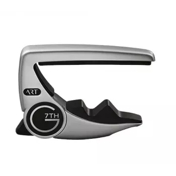 G7th Performance 3 Steel String Silver Capo for Acoustic & Electric Guitars