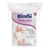 Kindii Linen Care bomullspads för bebisar, hypoallergen, dermatologiskt testad, 50 st