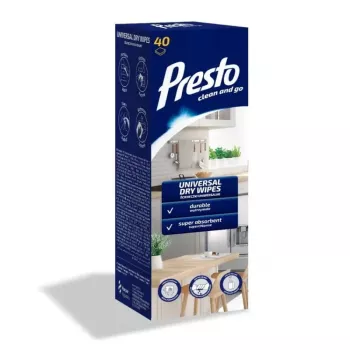 PRESTO universell torkrulle 40 st, låda