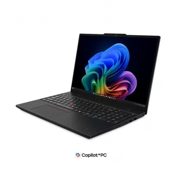 Lenovo ThinkPad T16 G5 Ultra 5 325 16,0 inch WUXGA IPS 400 nits antireflex 32GB LPDDR5X-6800 512GB SSD Intel Grafik 75Wh 5MP+IR-kamera Windows 11 Pro svart 3J på plats + ThinkPad Essential Plus 16 ryggsäck