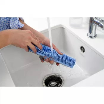 YORK BACTERIA STOP gummigolvborsthuvud 34 cm med antimikrobiella borst