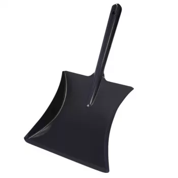 YORK metallskyffel med gummikant och ergonomiskt grepp 220 mm