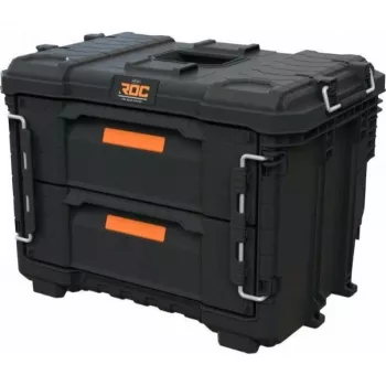 KETER DIY ROC Pro Gear 2 lådor enhet XL verktygslåda med 2 lådor 56,5x37,5x41,3cm