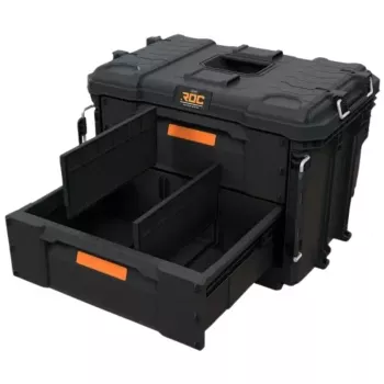 KETER DIY ROC Pro Gear 2 lådor enhet XL verktygslåda med 2 lådor 56,5x37,5x41,3cm