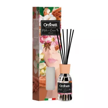 ORDINETT aromdiffuser med stickor 125 ml äpple och kanel