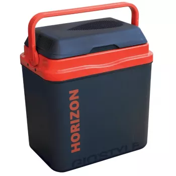 GIOSTYLE Horizon M 12/230V värme- och kylbox 20L termoelektrisk kylbox mörkgrå/röd