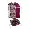 ORDINETT Deluxe Double White 88x43x98-175cm vertikalt torkställ