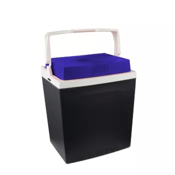 GIOSTYLE Brio 26 elektrisk kylbox 12/230V 26L mörkgrå med röda/blå accenter