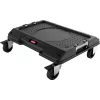 KETER DIY Connect Transportvagn 55,7x43,7x16,4 cm, svart/röd, IP54, 30 kg lastkapacitet