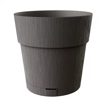 STEFANPLAST Ethica blomkruka med fat Ø40x39 cm grå