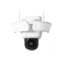 AOSU Smart Security Floodlight Cam Pro 2K QHD sladdbunden utomhuskamera med 2400 lm strålkastare, AI-igenkänning, IP65
