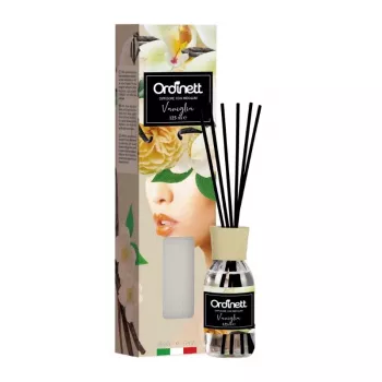 ORDINETT aromdiffuser med pinnar 125ml vanilj