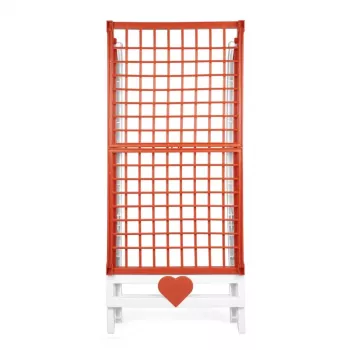 GIOSTYLE Love torkställning vit/orange 180x56x96 cm
