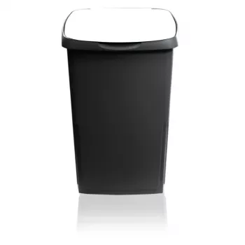GIOSTYLE Eco Solution 45 L avfallsbehållare, mörkgrå/vit