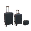 ORDINETT Chest of Drawers Set of 3, 60L + 43L + 15L, Grey