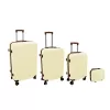 ORDINETT resväskset 4-delad 98L + 60L + 43L + 15L vit