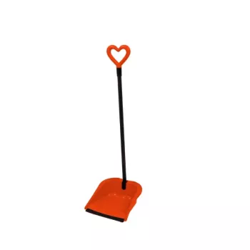 GIOSTYLE Rubber Hair Scoop Love sopskyffel och borste set, 24,5x27x85 cm, olika färger