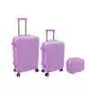 ORDINETT Chest of Drawers Set of 3, Pink – 60L, 43L, 15L Plastic Storage Units