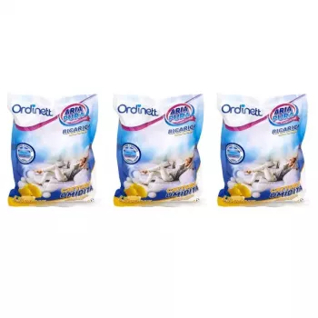 ORDINETT fuktslukarpåfyllning, 3 x 450 g, citron