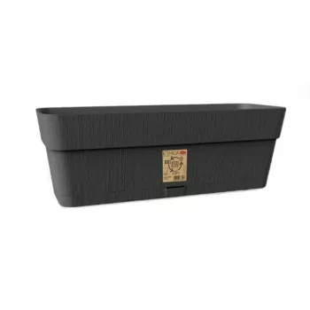 STEFANPLAST Ethica blomlåda med fat 50x18x17 cm grå