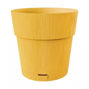 STEFANPLAST Ethica blomkruka med fat Ø40x39 cm senapsgul