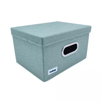 ORDINETT Box S förvaringslåda 29,5x22,5x16,5 cm mint polypropen 11 L