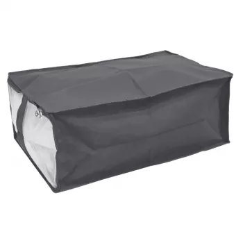 ORDINETT takförvaring 40x60x26 cm grå – mjuk förvaringstas i nonwoven med blixtlås och bärhandtag, 62,4 L