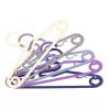 ORDINETT Cupid plastgalgar 5-pack, olika färger, 42 x 21 cm, slanka med byxbygel