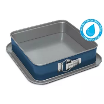 GUARDINI XBake fyrkantig bakform 24x24x7 cm non-stick kolstål antracitgrå