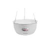 STEFANPLAST hängande blomkruka Natural Ø30x14,5cm vit