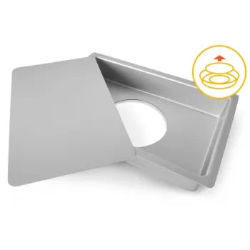 GUARDINI professionell bakform med avtagbar botten 18x28x5 cm