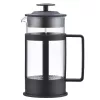 ASI COLLECTION GULFI L 1L fransk press kaffebryggare, borosilikatglas, rostfritt stål