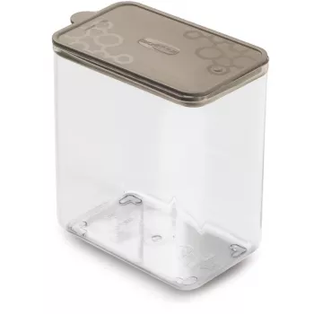GIOSTYLE förvaringslåda rektangulär L 1,8L Con.Tengo 15,5x10x17,1cm gråbrun