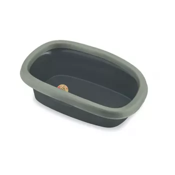 STEFANPLAST kattlåda Sprint 20 58x39x17 cm grå/grön