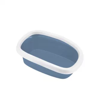 STEFANPLAST Sprint 10 öppen katttoalett 43x31x14 cm blå/vit
