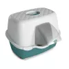 STEFANPLAST kattlåda Tres Chic Outdoor 56x54,5x39 cm vit/grön