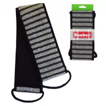 SAUBER ryggskrubbstrimla svart/beige