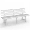 BICA Trädgårdsbänk Olimpia 150x53x77cm vit