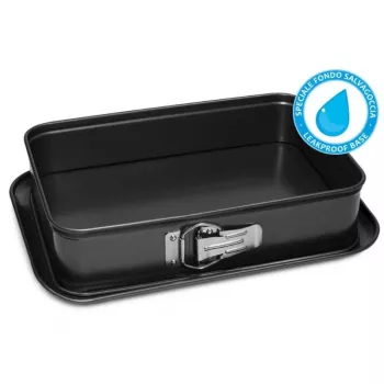 Guardini Gardenia rektangulär bakform 19x28x7 cm non-stick-beläggning kolstål
