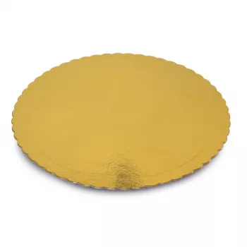 GUARDINI Easy Bake pappersformar för tårta guld 32 cm 2 st