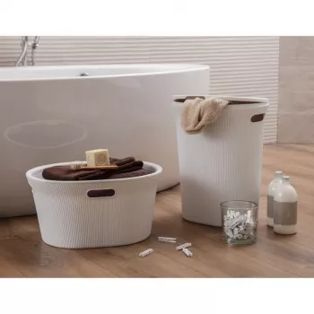 TATAY tvättlåda Baobab 40L vit