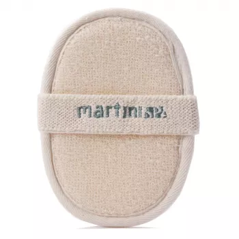 MARTINI SPA peeling-svamp i luffa och bomull natur
