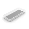 KIS box Sistemo organizer 8, 37,5 x 15 x 5 cm, transparent/ljusgrå